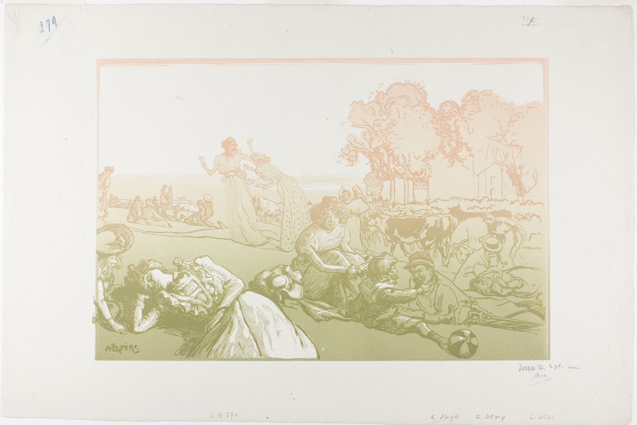 Moderní bukolické od Louis Auguste Lepère