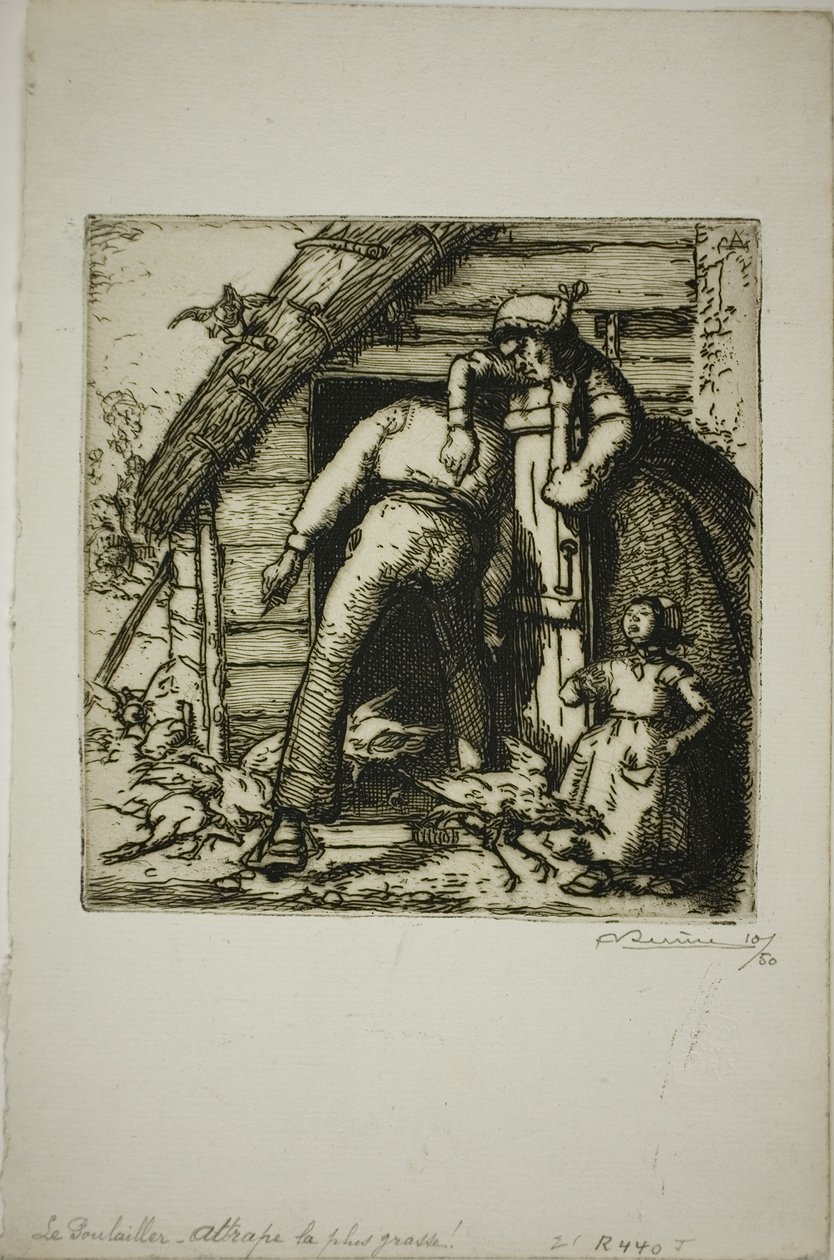 The Poulterer od Louis Auguste Lepère