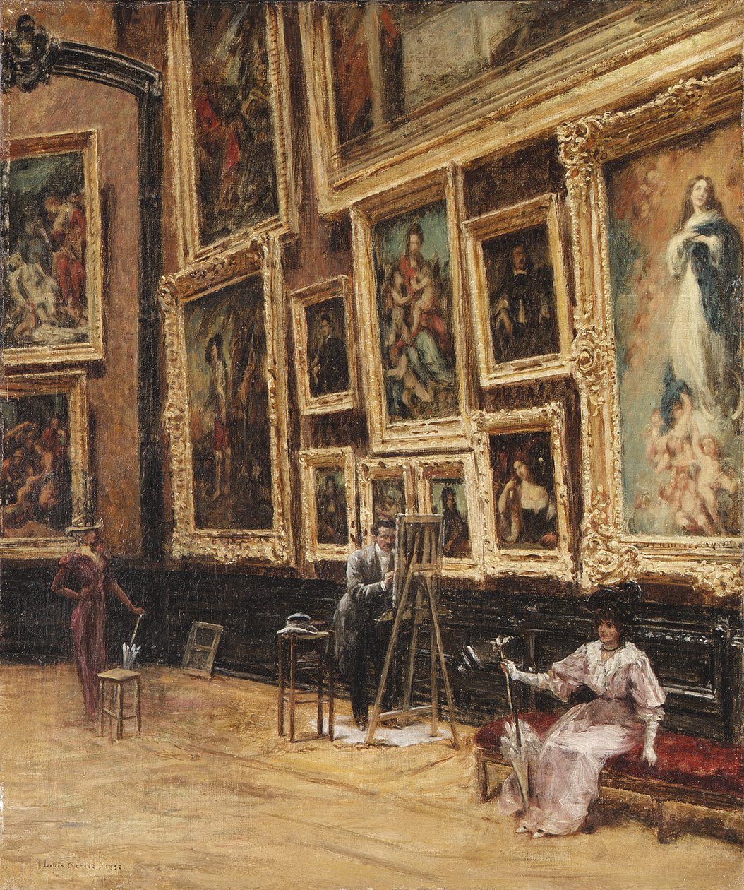 V Louvru od Louis Beraud