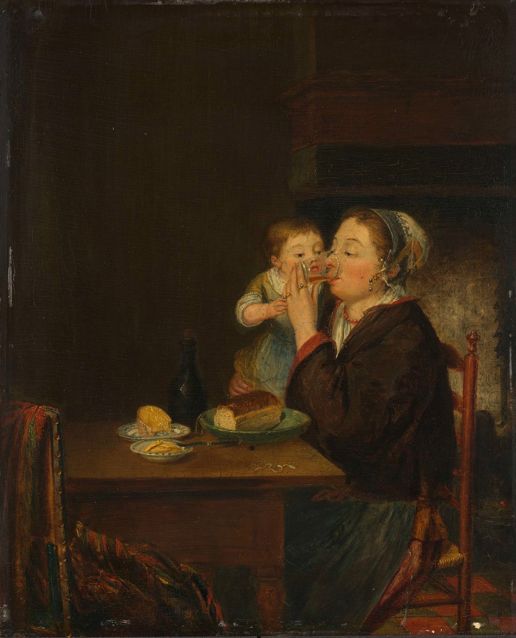 Matka a dítě od Louis Bernard Coclers