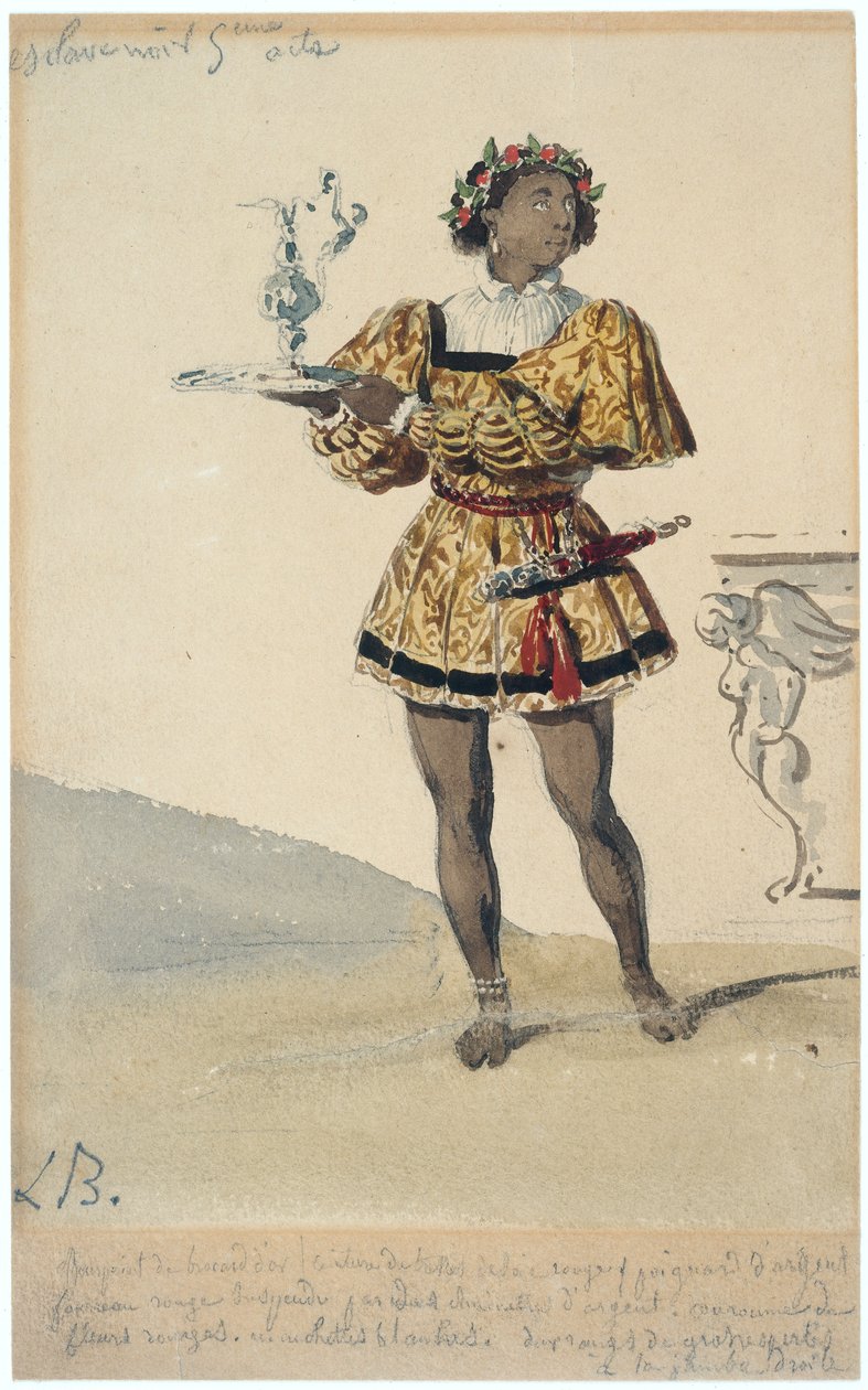 Černý otrok od Louis Boulanger