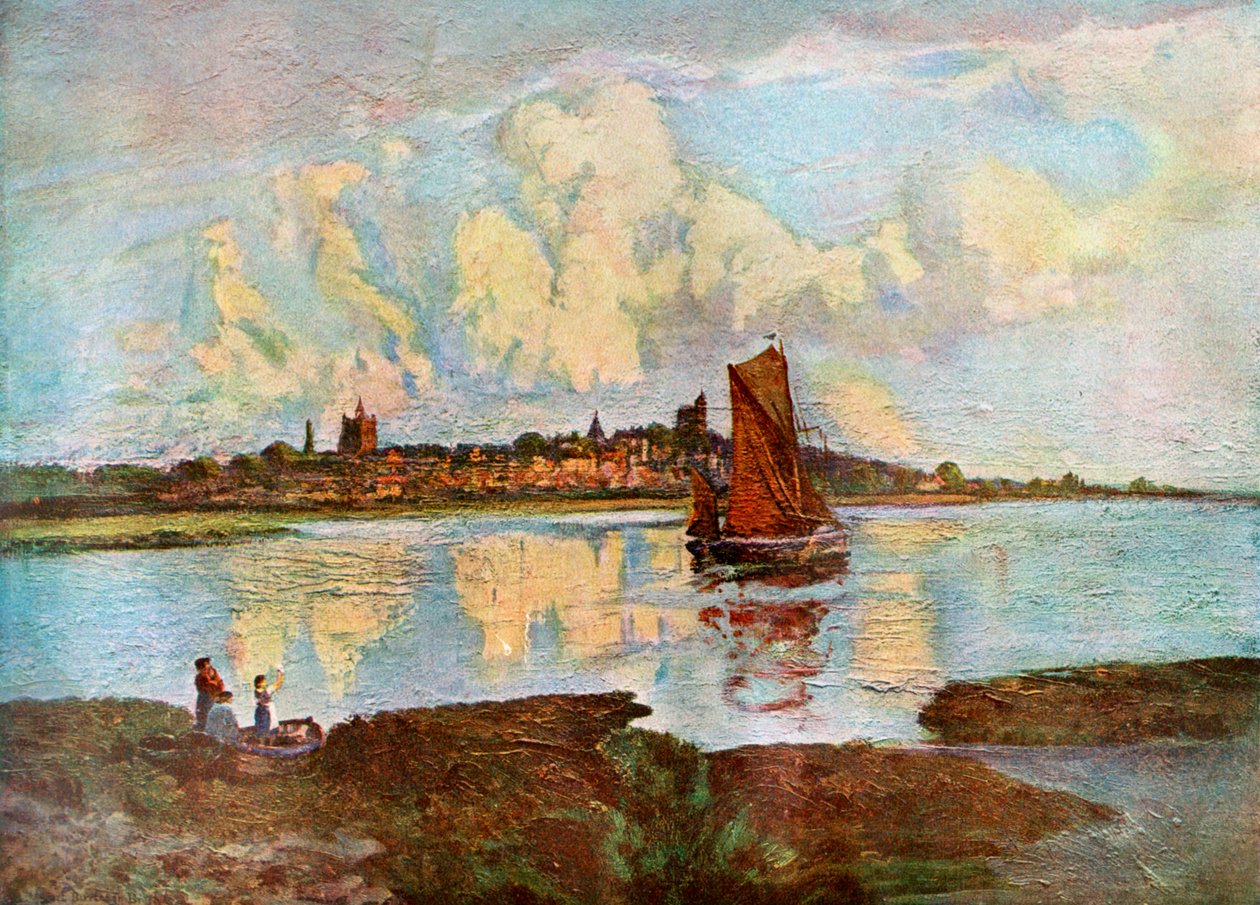 Maldon, z Heybridge, Essex, 1924-1926. od Louis Burleigh Bruhl