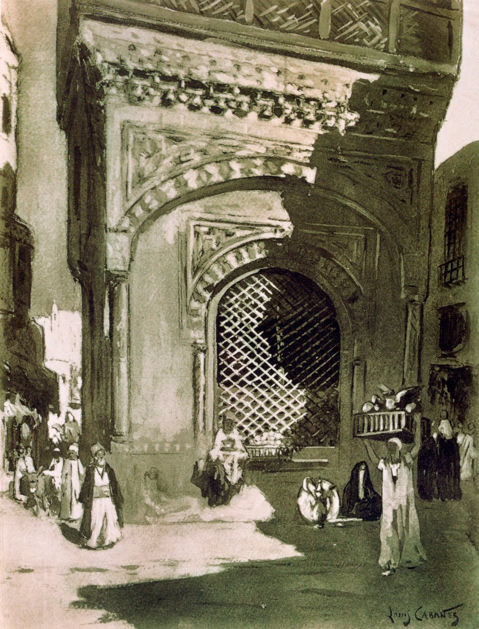 El-Sebil, Káhira, Egypt, 1928 od Louis Cabanes