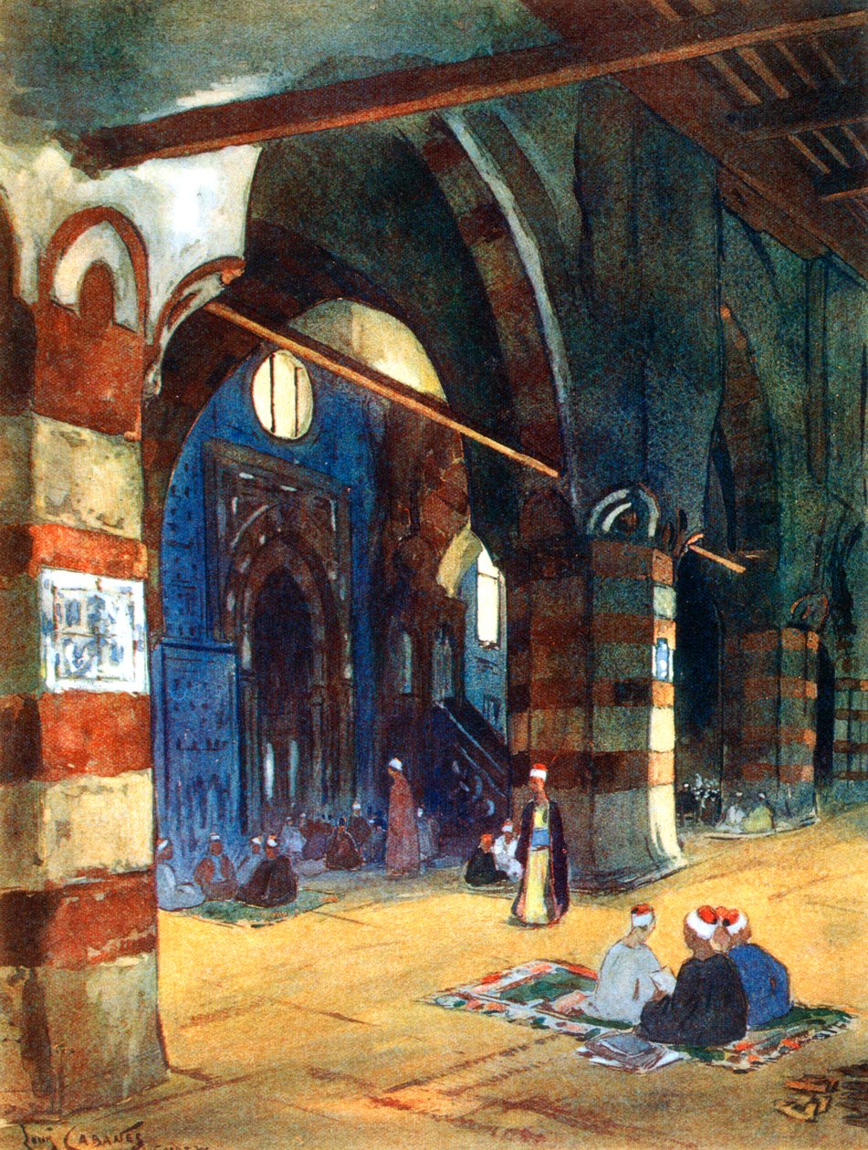 Mešita Ibrahima Agha, Káhira, Egypt, 1928 od Louis Cabanes