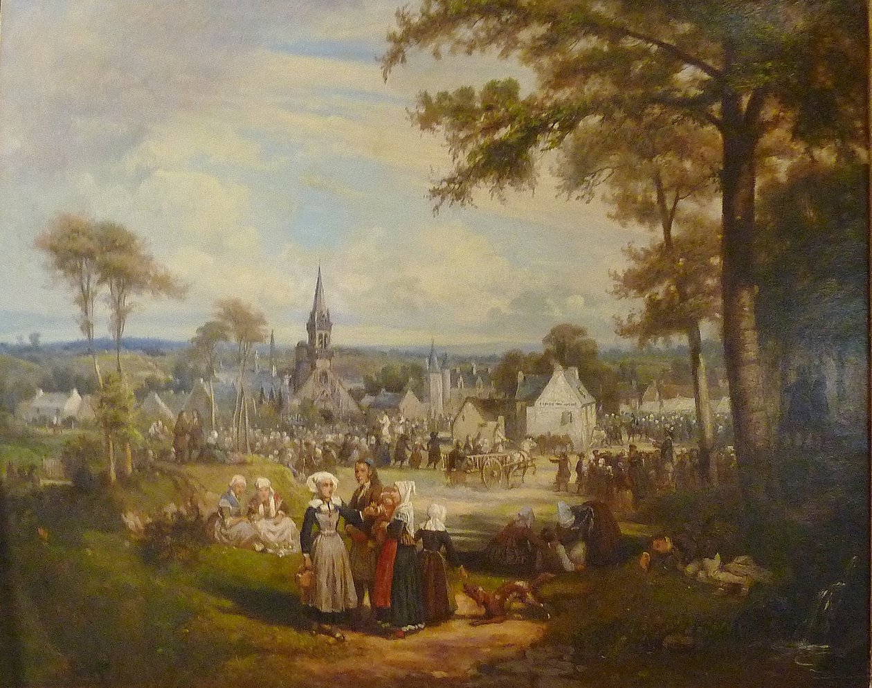 Francouzsky: Kermesse bretonne (Notre-Dame-de-Confort). od Louis Caradec