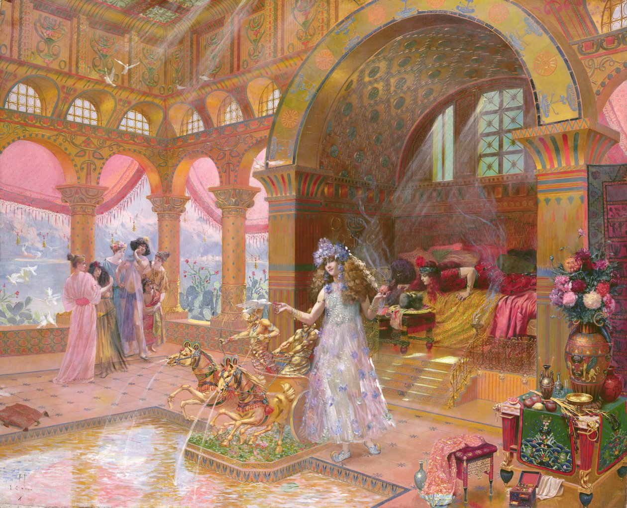 Tanec de Salome od Louis Chalon