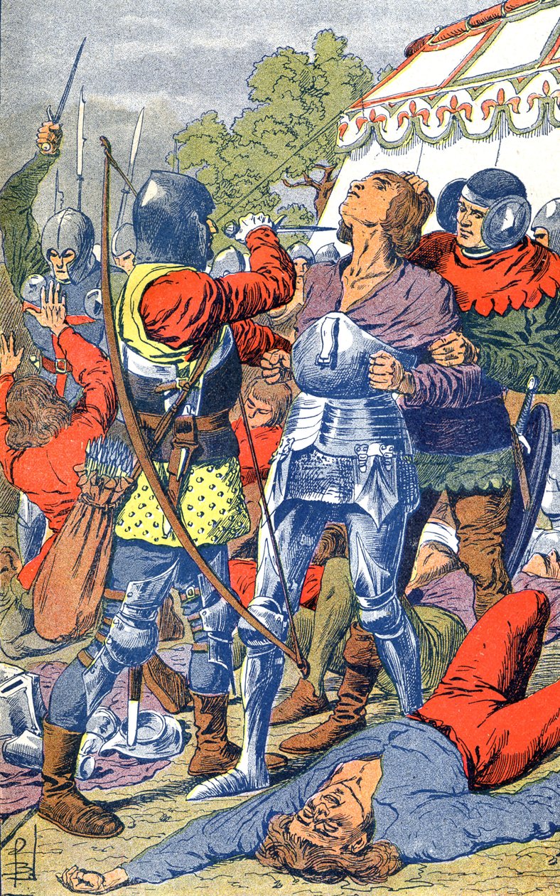 Bitva u Azincourtu od Louis Charles Bombled