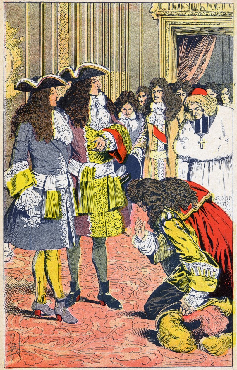 Ludvík XIV od Louis Charles Bombled