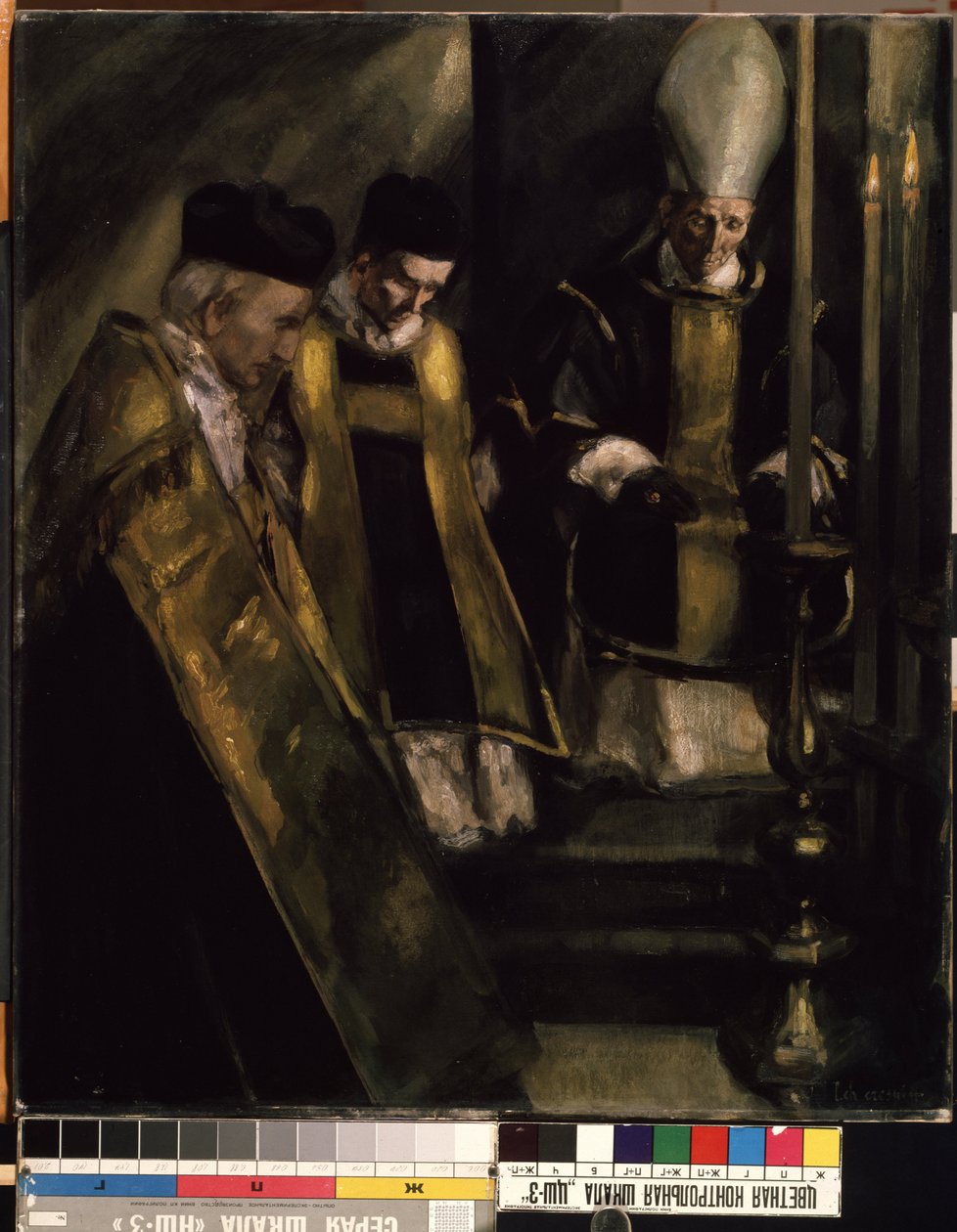 Rekviem mše 20. století (malba) od Louis Charles Crespin