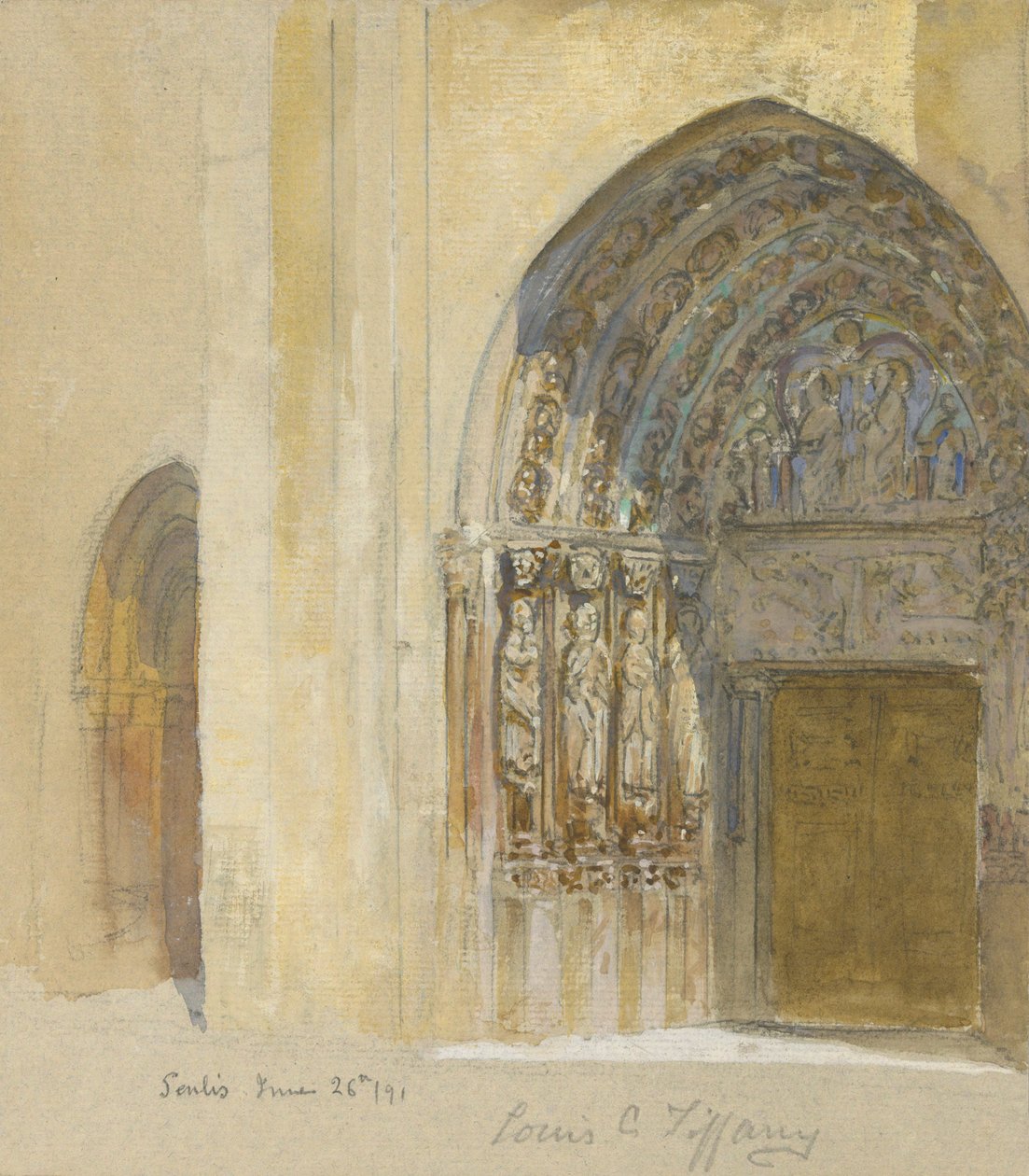 Senlis, 26. června/91 od Louis Comfort Tiffany