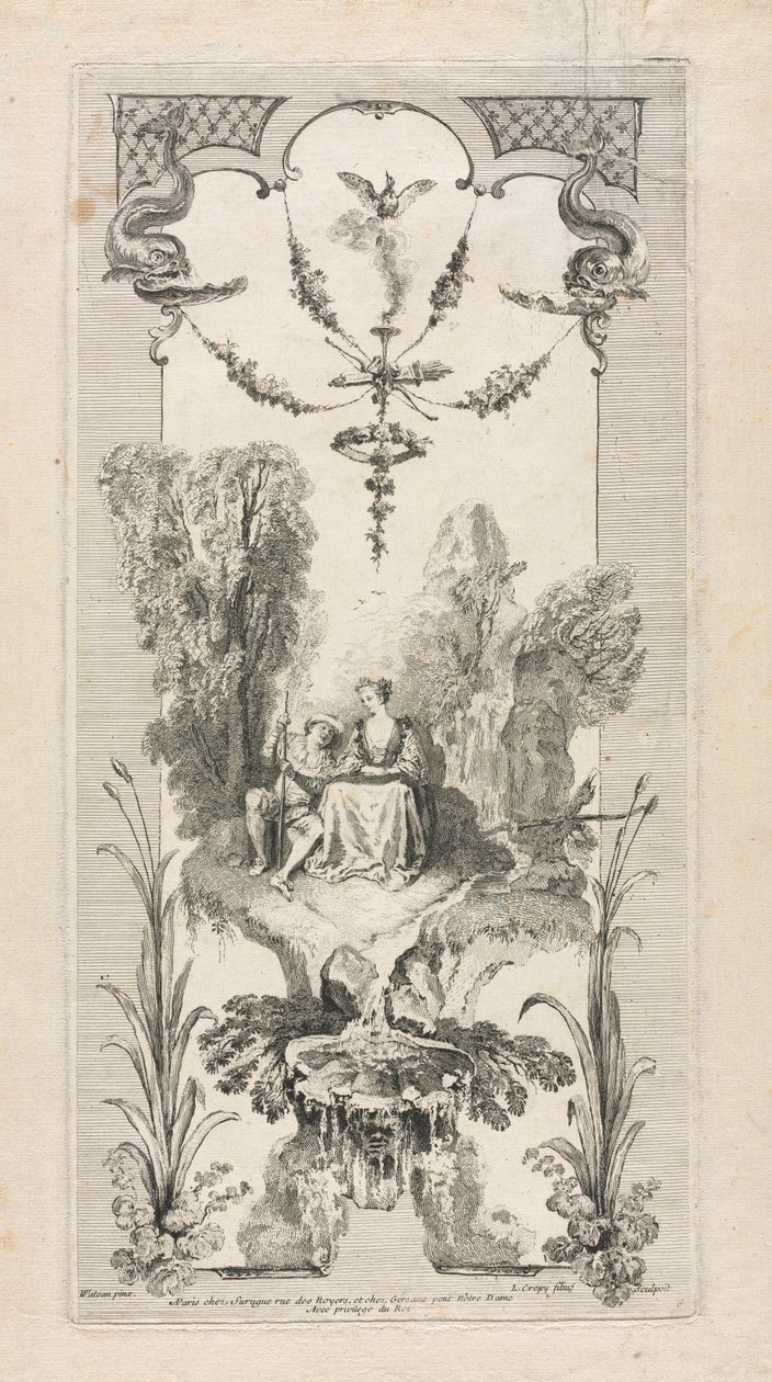 Pastorační, Arabeska. od Louis Crepy