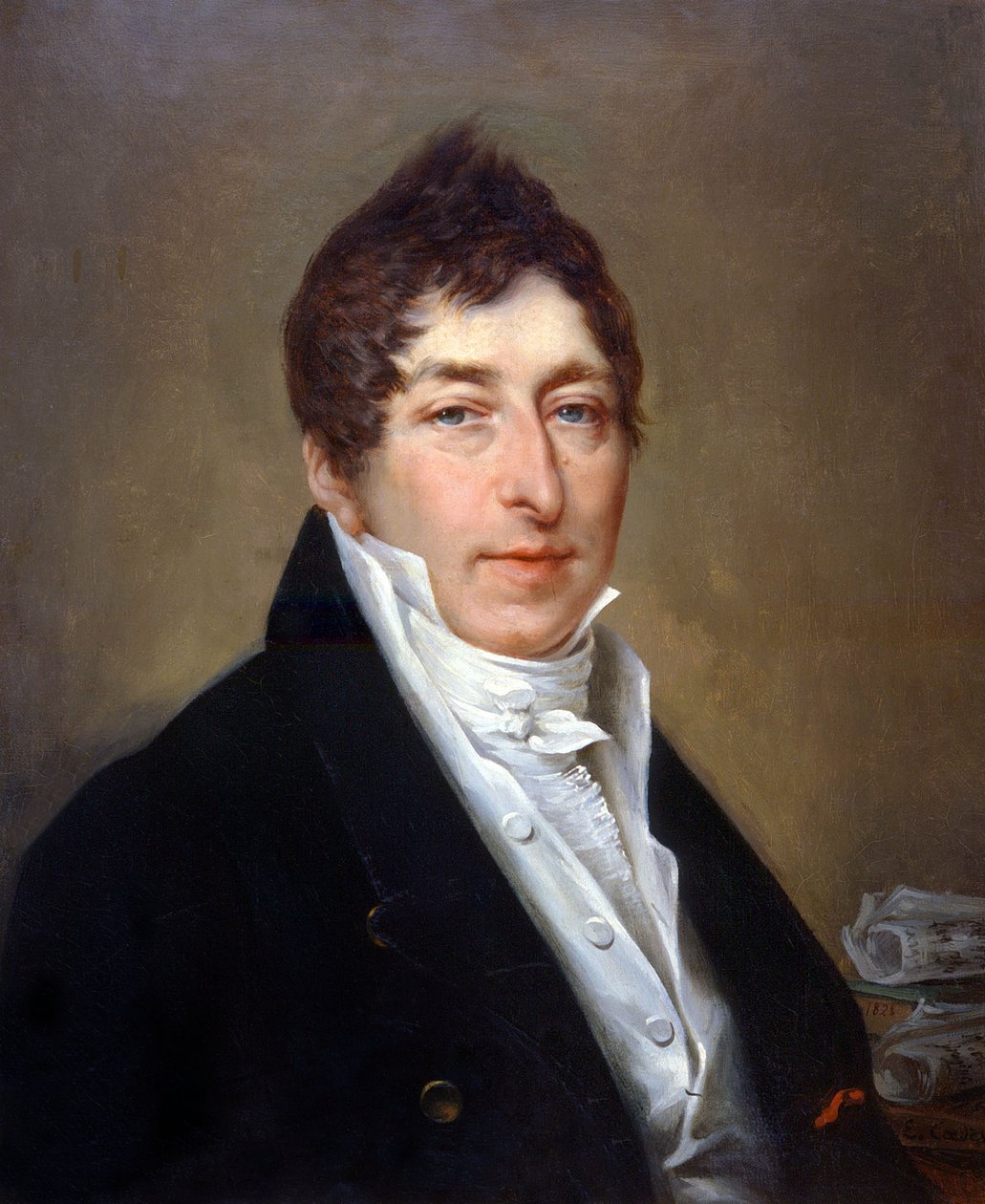 Portrét Rodolpha Kreutzera. Malování od Louis Eugene Coedes