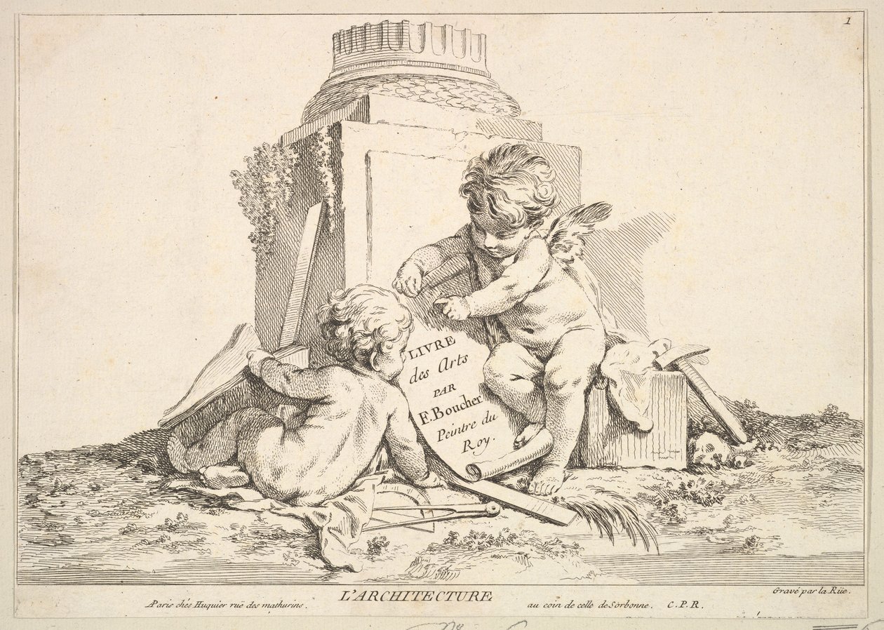 Architektura. od Louis Felix de la Rue