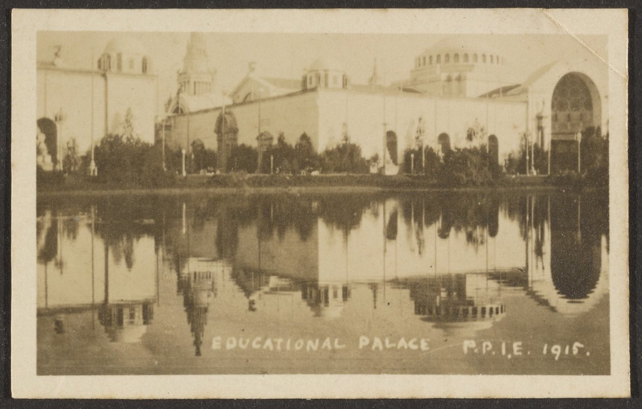[Vzdělávací palác, Pan Pacific International Exposition (P.P.I.E.)] od Louis Fleckenstein