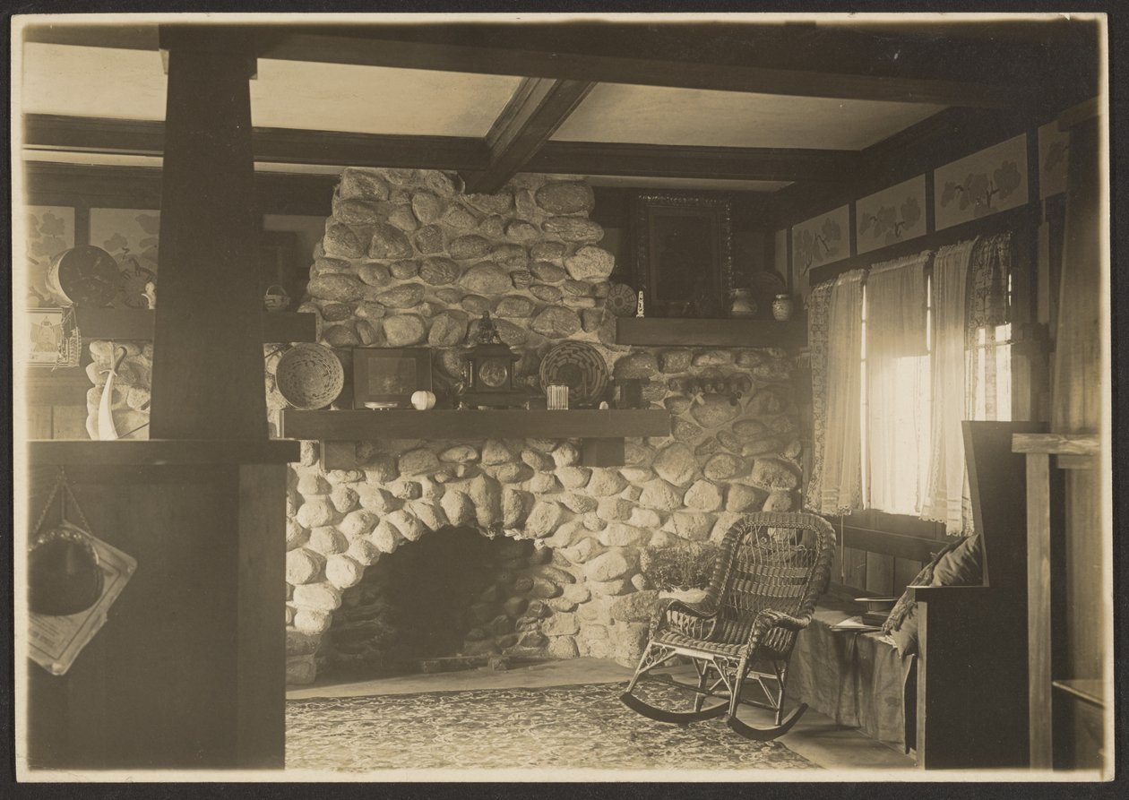 Obývací pokoj, Oak Lodge od Louis Fleckenstein