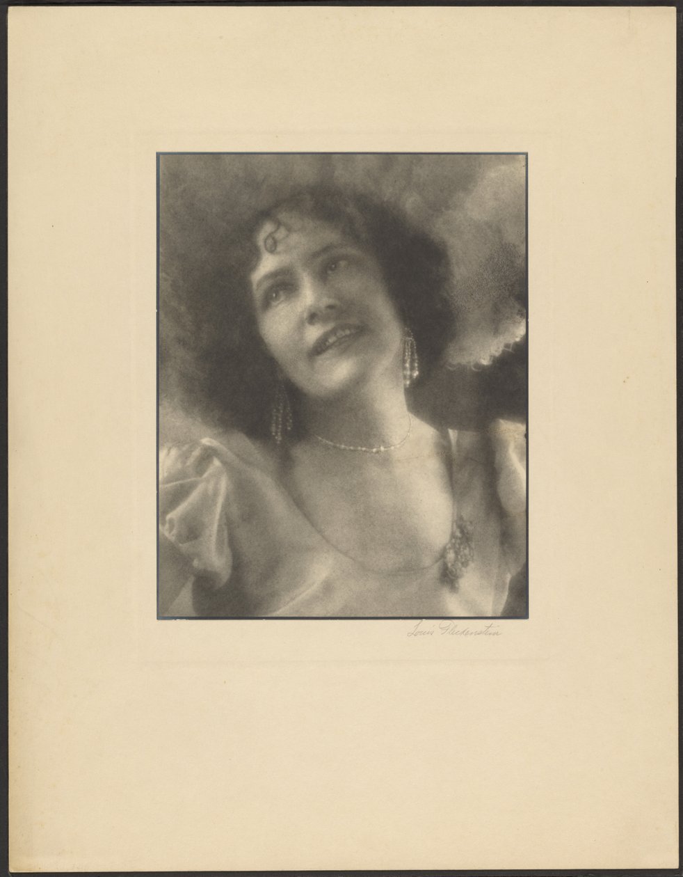 Portrét - F. B. od Louis Fleckenstein