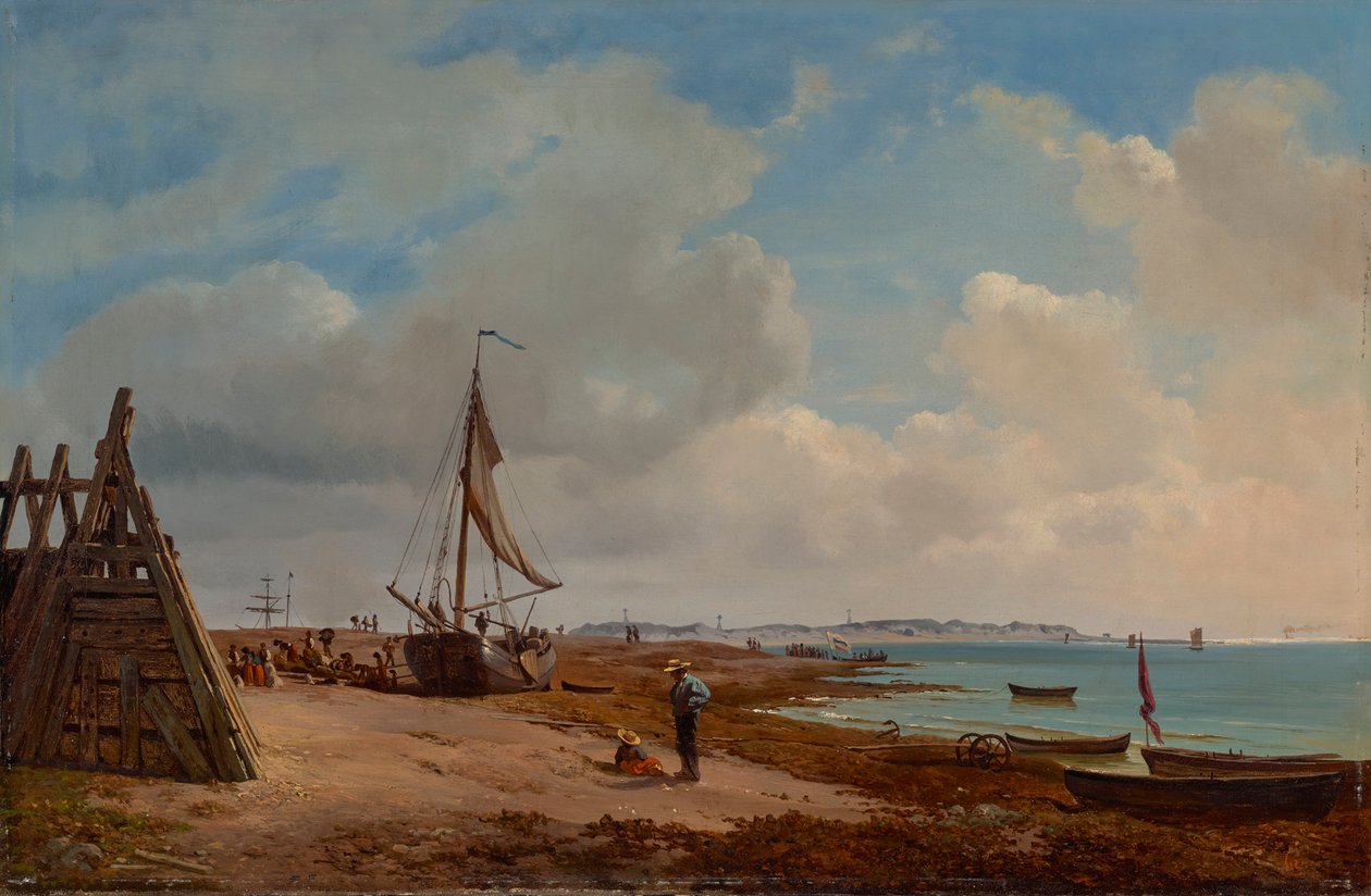 Labe u Blankenese od Louis Gurlitt