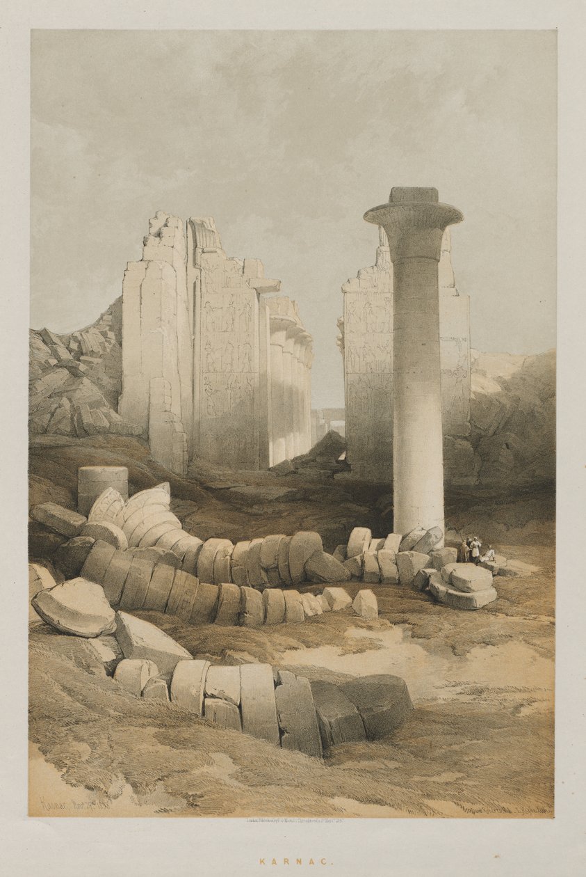 Egypt a Núbie, svazek II: Karnak od Louis Haghe