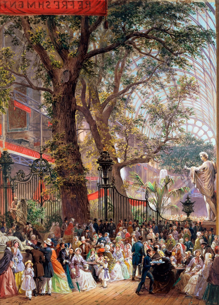 Velká výstava, 1851: interiér od Louis Haghe