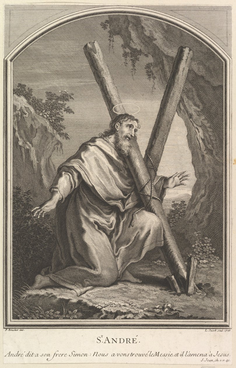 Svatý Ondřej, 1726. od Louis Jacob