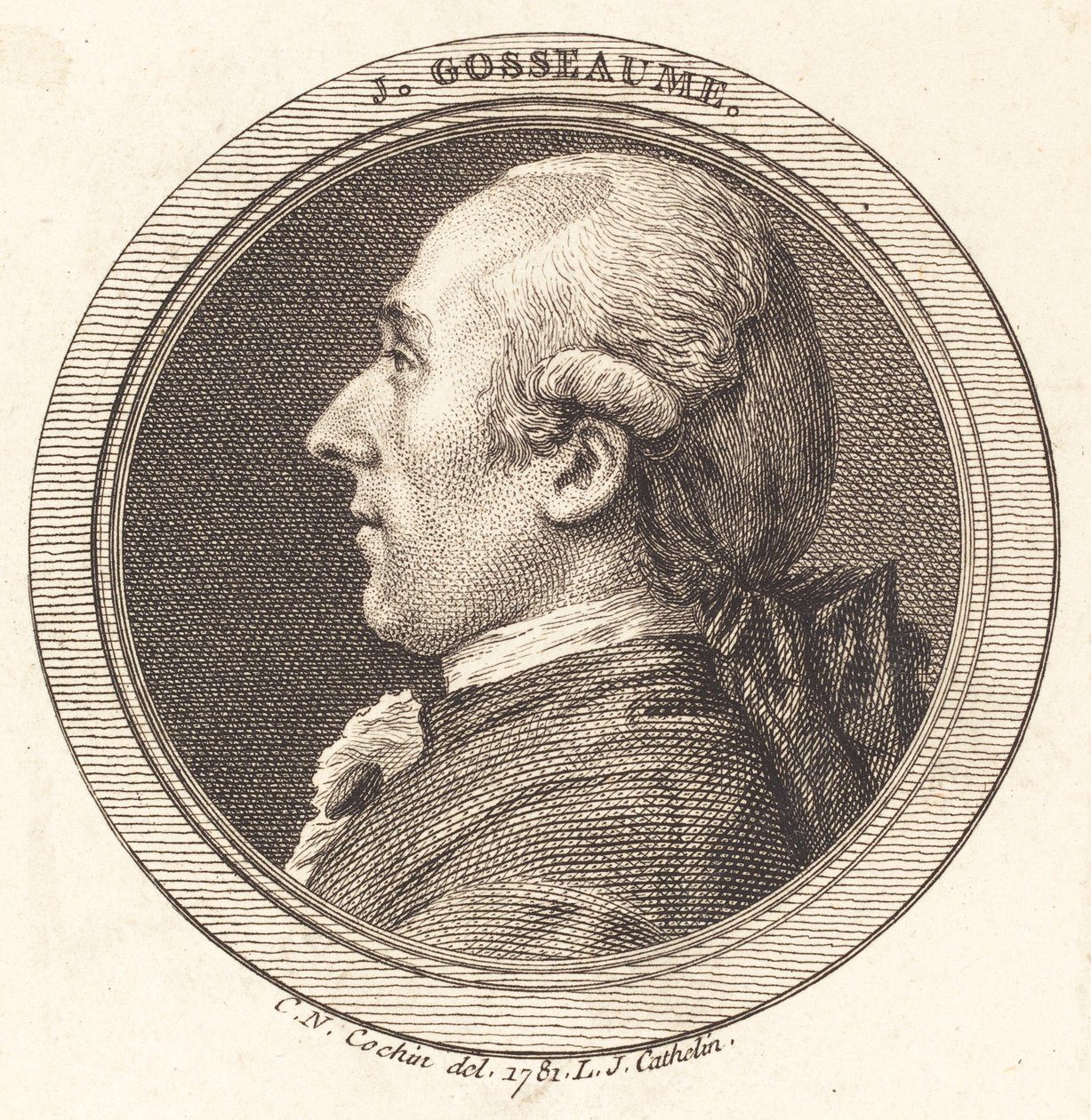J. Gosseaume od Louis Jacques Cathelin after Charles Nicolas Cochin II