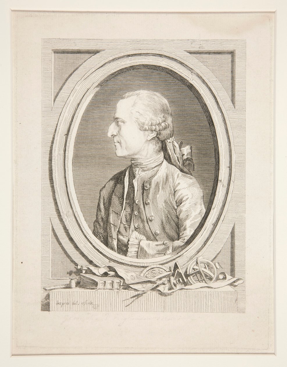 Portrét Antoine de Châsie od Louis Jean Desprez