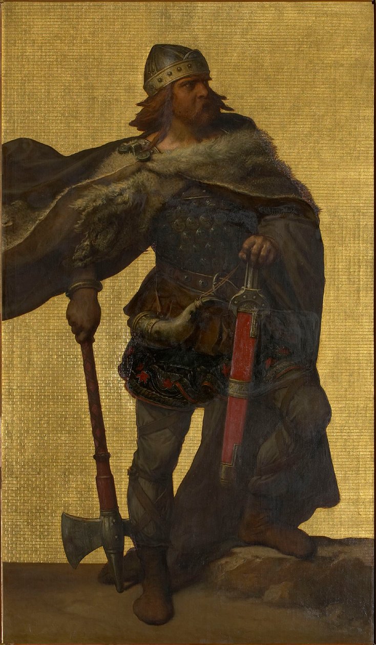 Pepin z Herstalu, 1872-1877. od Louis Joseph Gallait