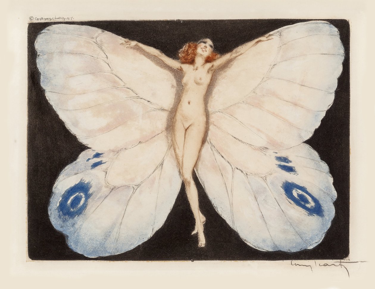 Otevřená křídla, 1936. od Louis Justin Laurent Icart