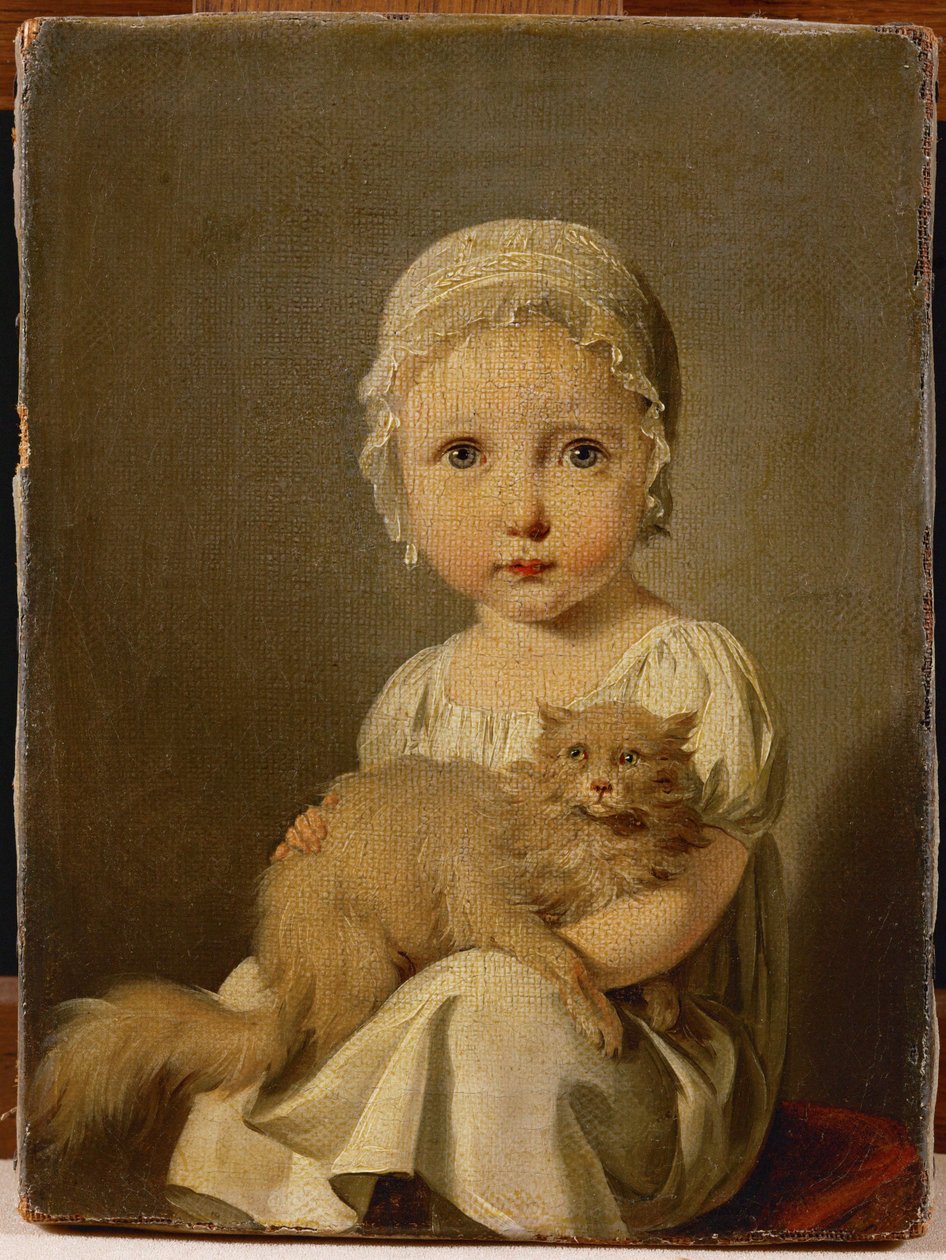 Gabrielle Arnault, dítě - Gabrielle Arnault ... od Louis Leopold Boilly
