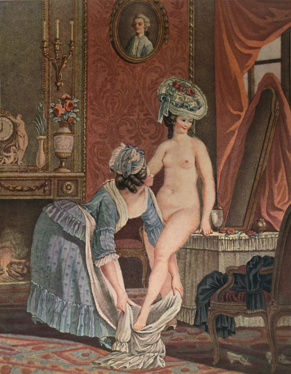 La Toilette, Koupání, c1765-1790, 1913 od Louis Marin Bonnet