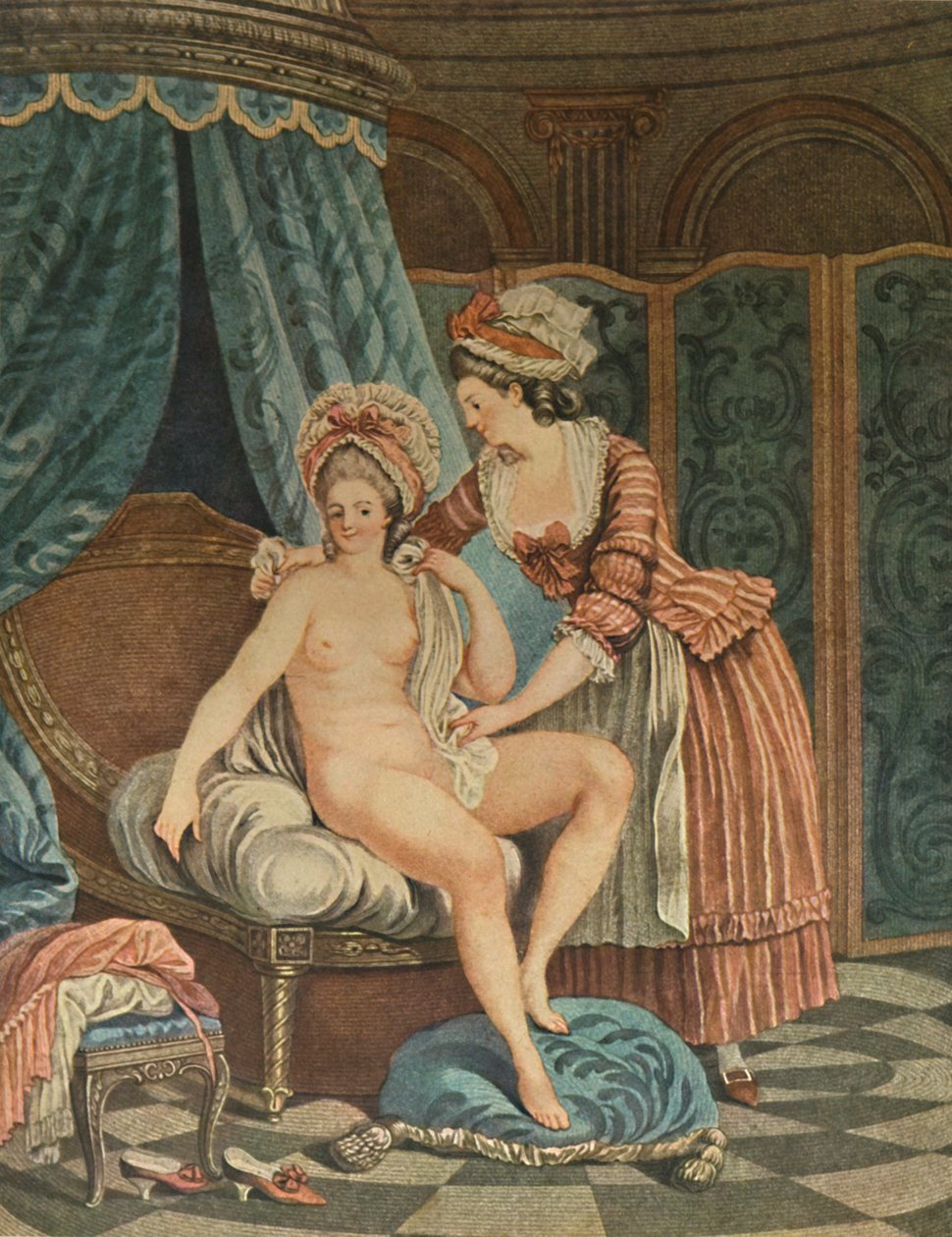 Le Bain, The Bath, c1765-1790, 1913 od Louis Marin Bonnet