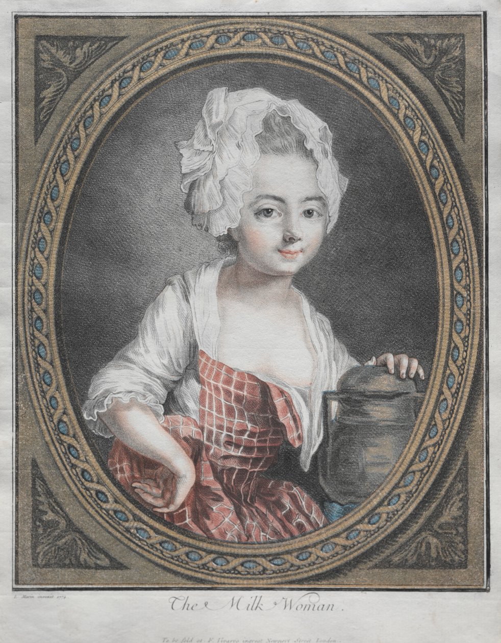 Mléčná žena od Louis Marin Bonnet