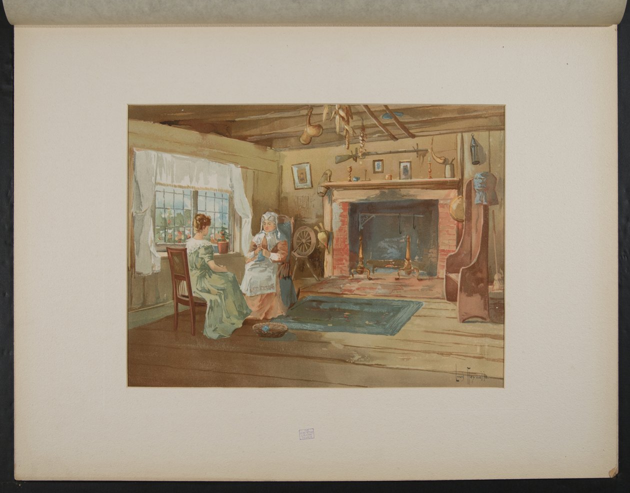 The New England Cabin, Midway Plaisance od Louis Meynelle
