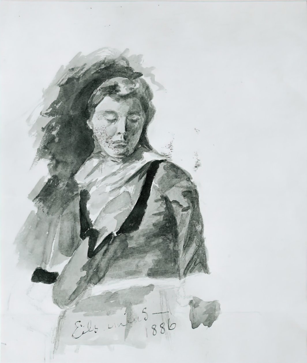 Postava ženy, 1886. od Louis Michel Eilshemius