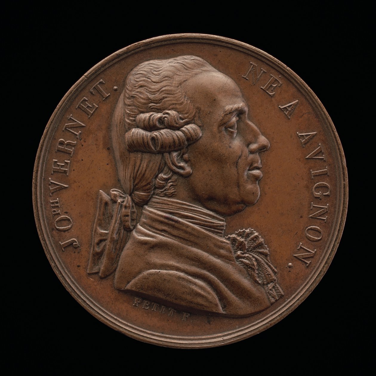 Claude-Joseph Vernet, 1714-1789, malíř [avers], 1826. od Louis Michel Petit