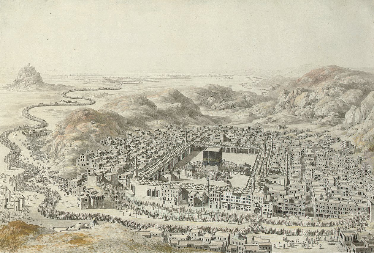 Mekka, 1787 od Louis Nicolas de Lespinasse