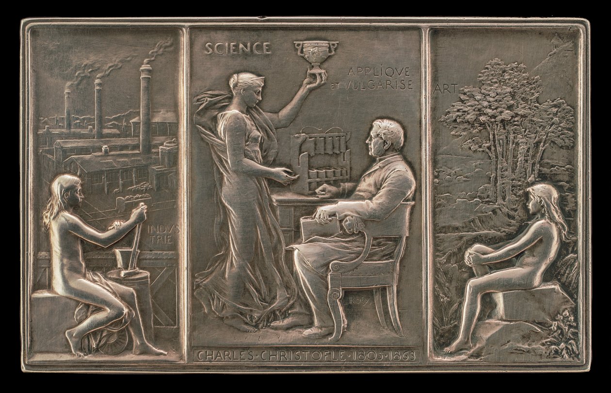 Charles Christofle, 1805-1863, Silversmith [avers] od Louis Oscar Roty