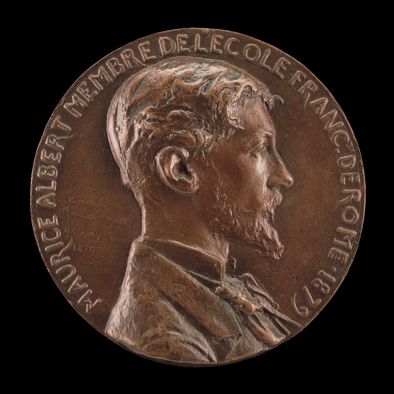 Maurice Albert, 1854-1907, 1879. od Louis Oscar Roty