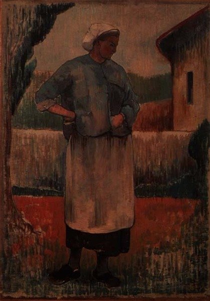 Farmářova žena v dřevácích od Louis Roy