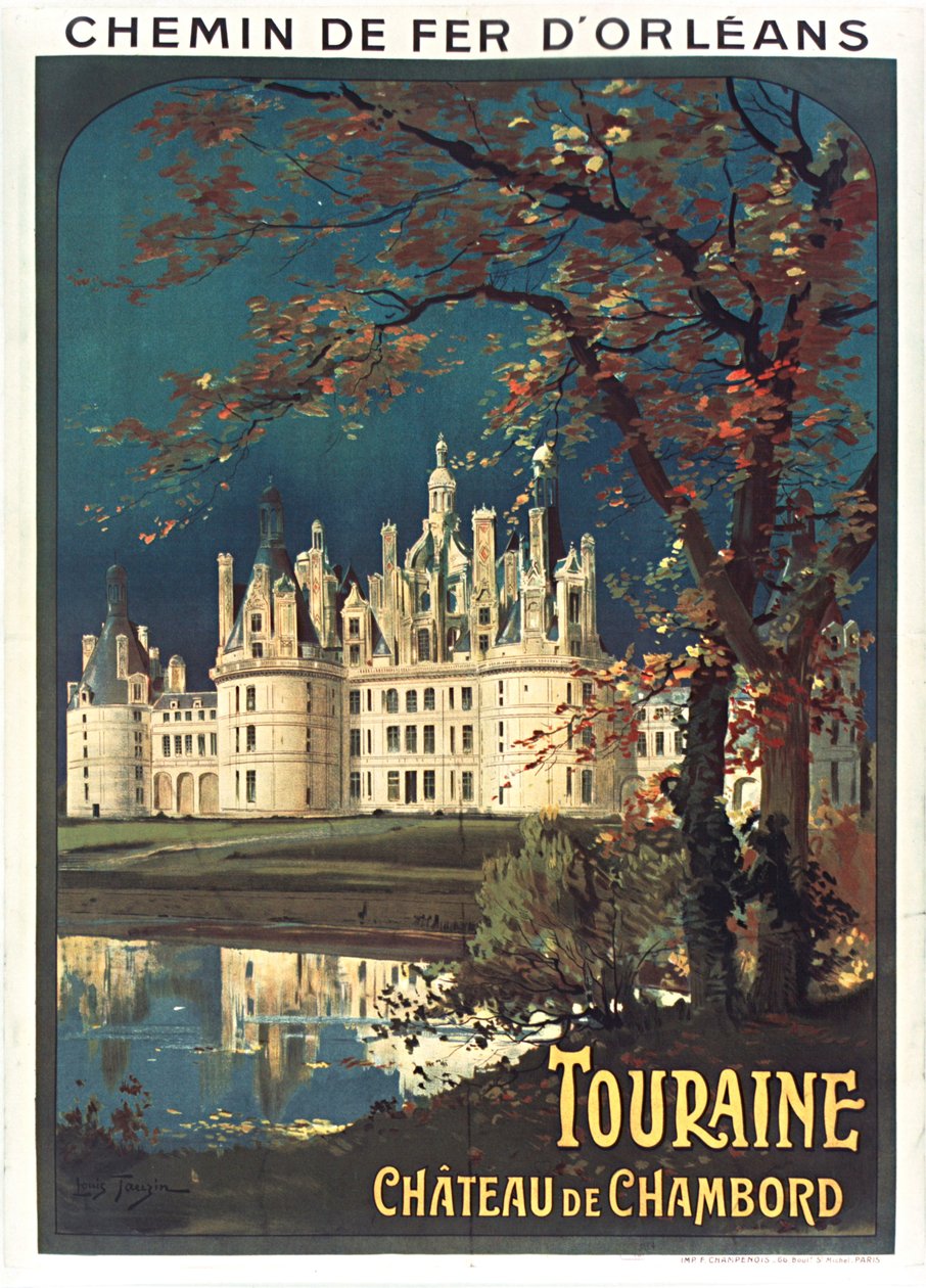 Orleánská železnice. Touraine, 1900. od Louis Tauzin