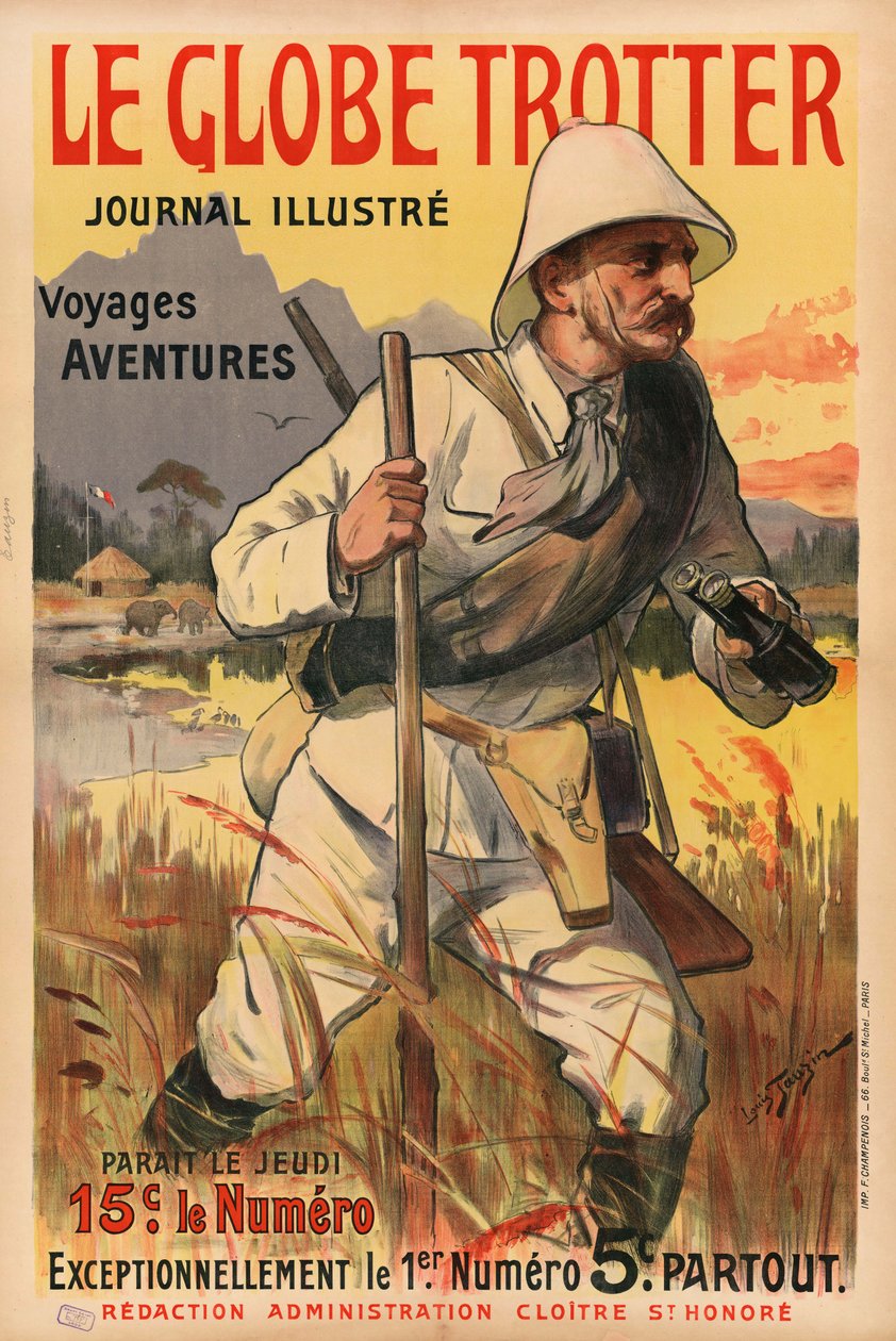 The Globe Trotter, 1900s. od Louis Tauzin