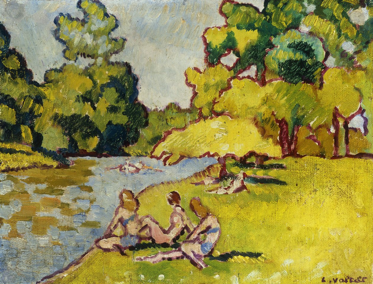 The Bathers; plavci od Louis Valtat