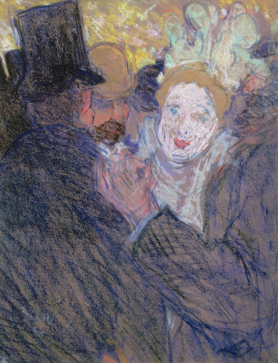 Rozhovor (pastel na papíře) od Louis Valtat
