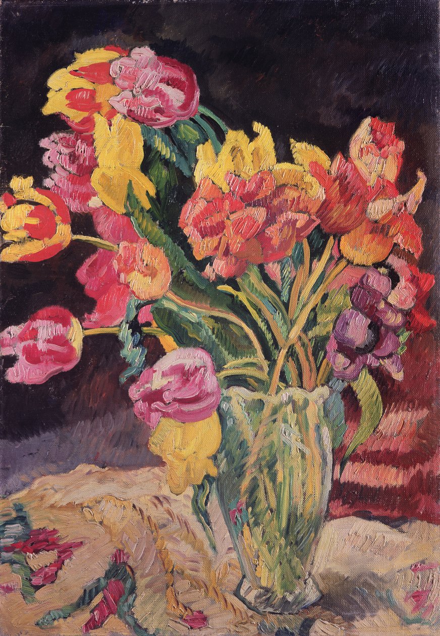 Váza s tulipány od Louis Valtat