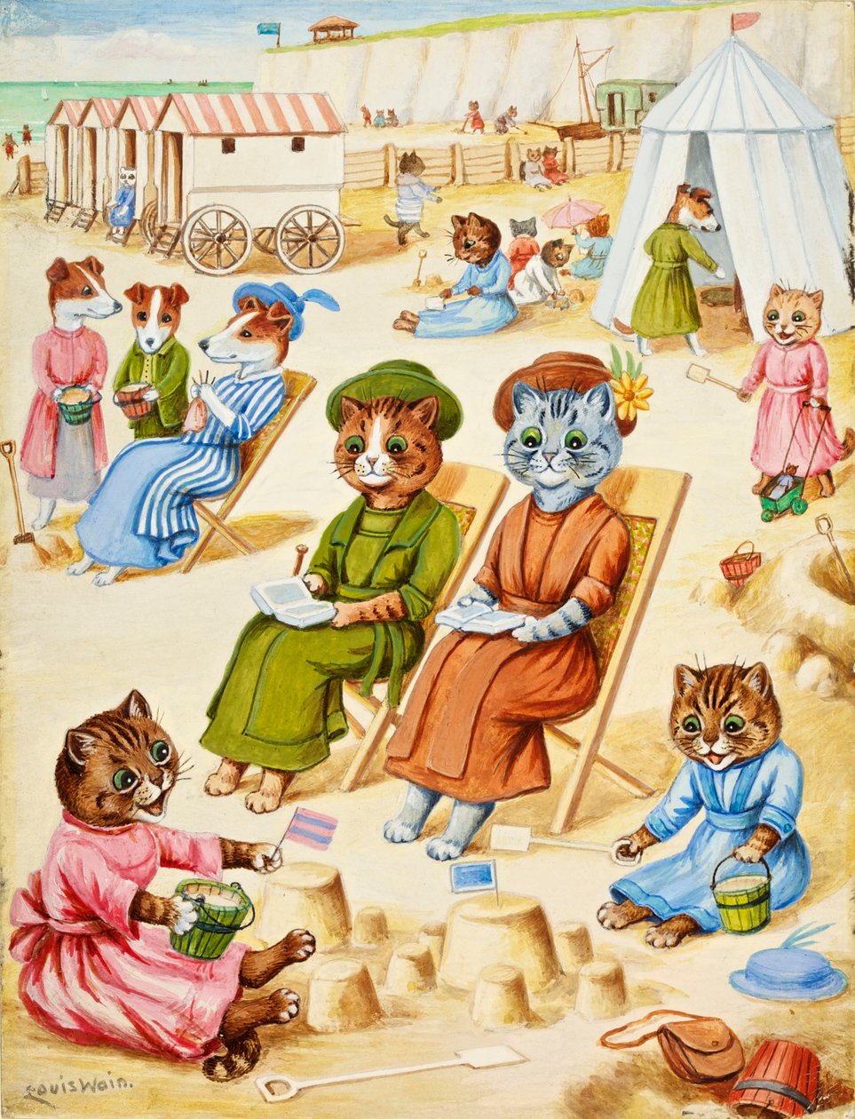 Prázdninový čas od Louis Wain
