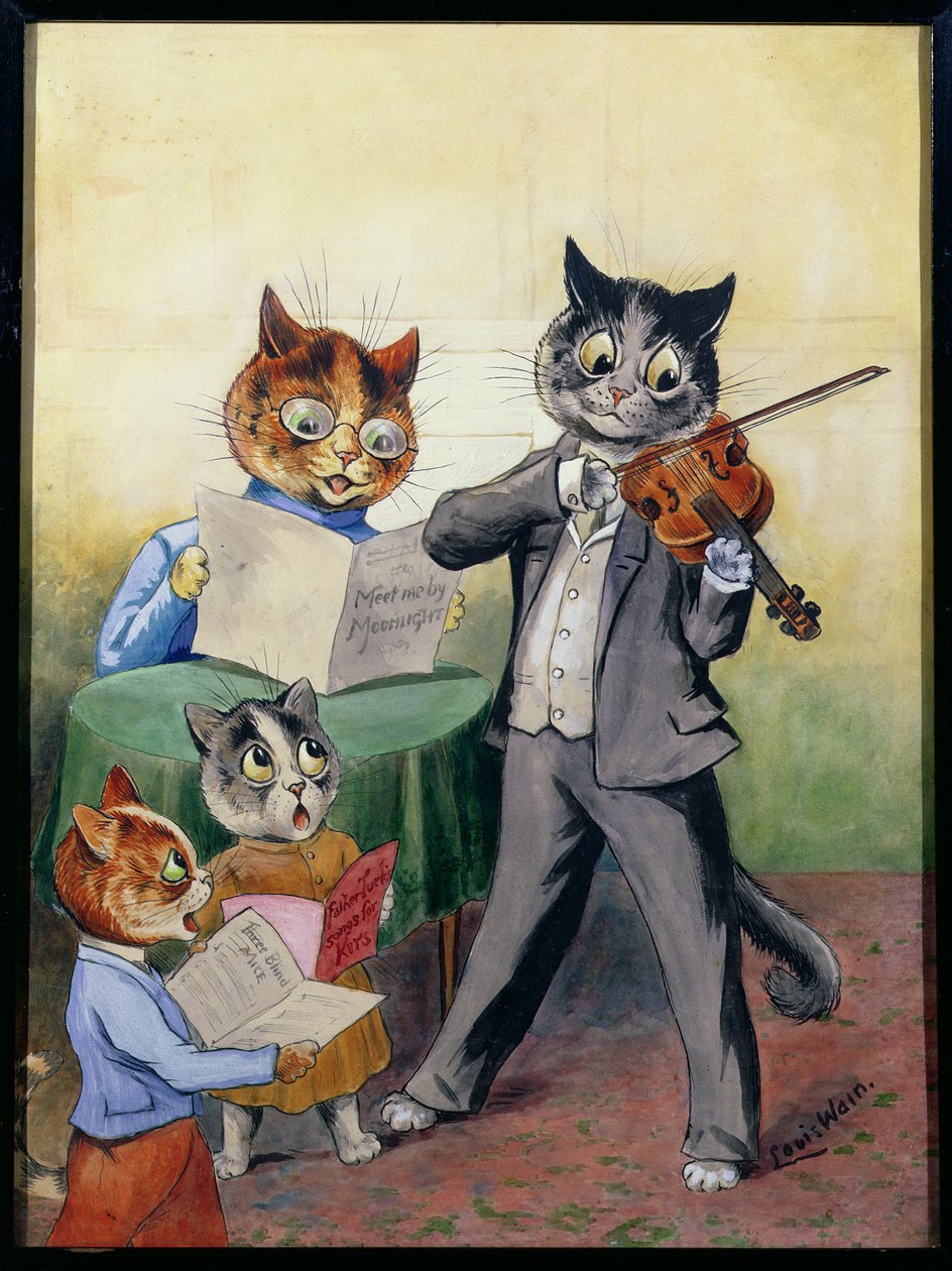 The Mewsical Family (sic) od Louis Wain