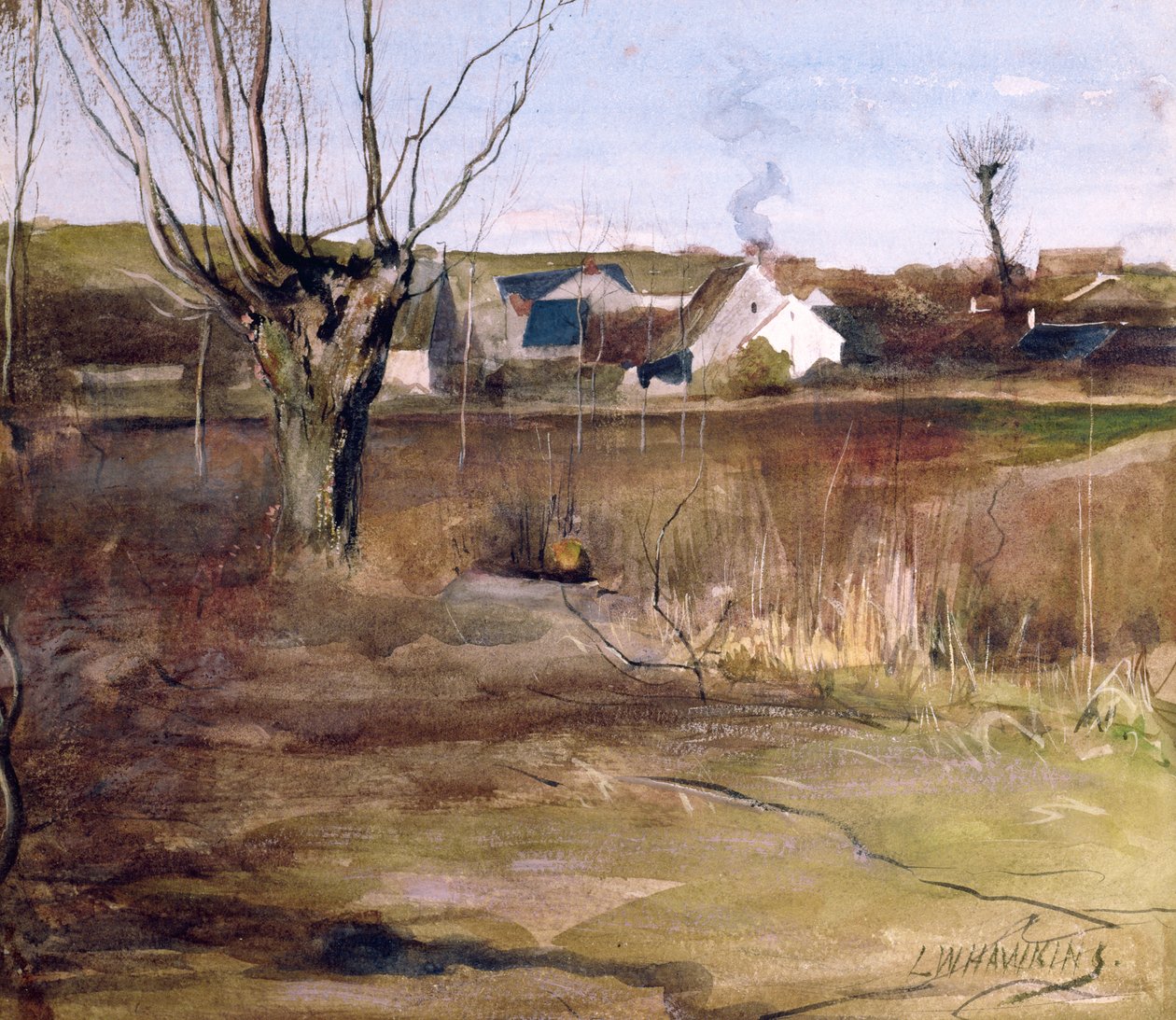 Krajina Pikardie od Louis Welden Hawkins