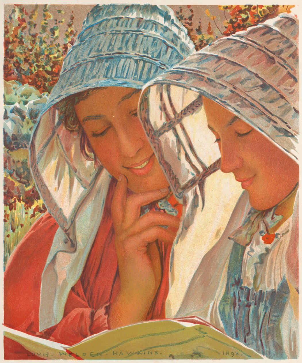 LEstampe Moderne: Světla na čtení. od Louis Welden Hawkins