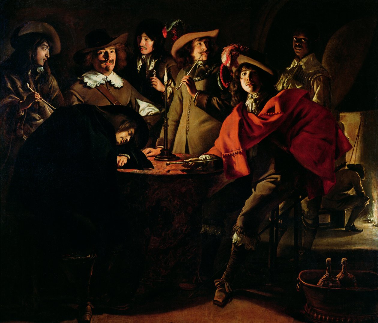 Stráže kouří, 1643 od Louis le Nain