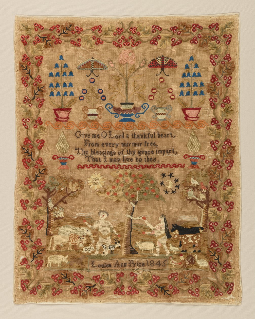 Sampler od Louisa Ann Price